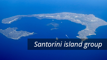 The Santorini island group - Greece